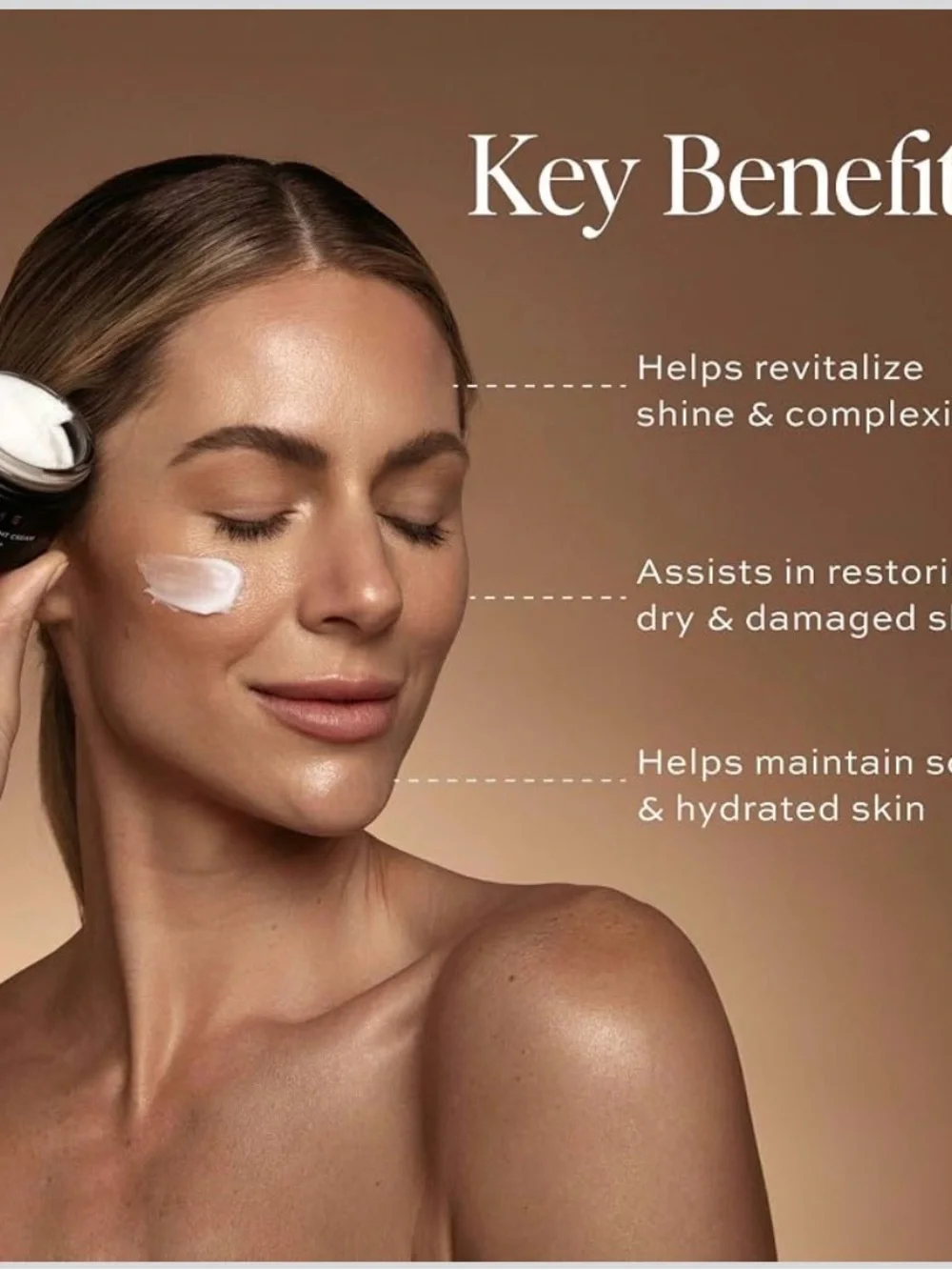 New  DIME RESTORATIVE NIGHT CREAM - Black - Ceramide + Camellia